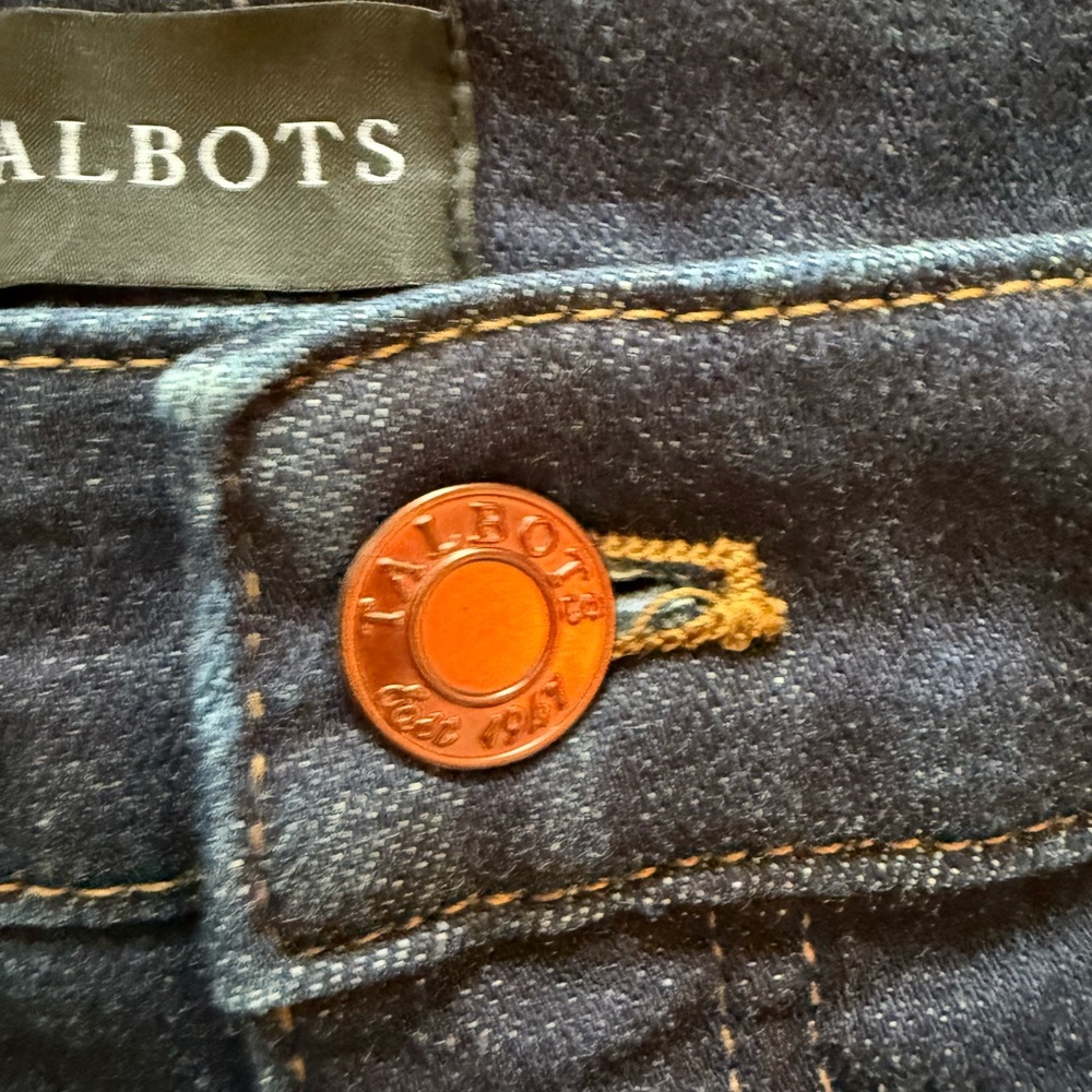 Talbots Dark Blue Straight Leg Jeans - Picture 4 of 6